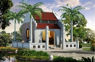 Những mẫu nhà thờ họ đẹp 1 gian cho khu đất có diện tích nhỏ Những mẫu nhà thờ họ đẹp 1 gian cho khu đất có diện tích nhỏ